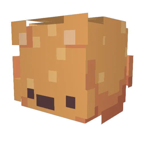 AWildEkans Minecraft avatar head, 3D render