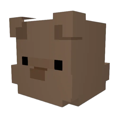 AWildIsaac2 Minecraft avatar head, 3D render