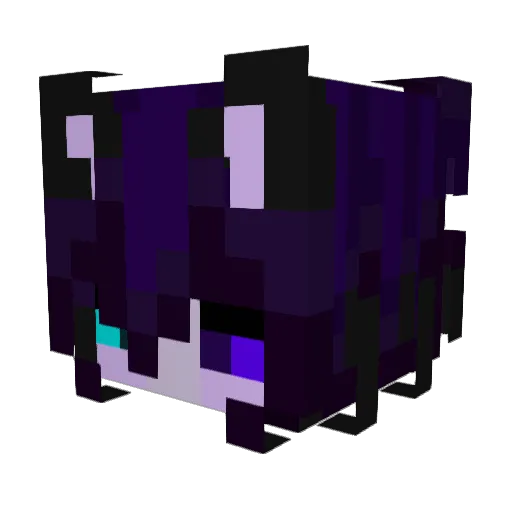 AWildMeows Minecraft avatar head, 3D render