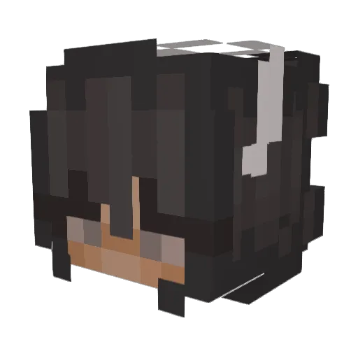 AWildThing03 Minecraft avatar head, 3D render