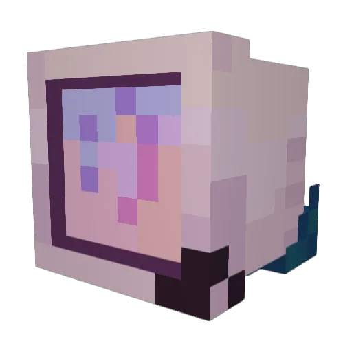 AWolfInTheMist Minecraft avatar head, 3D render