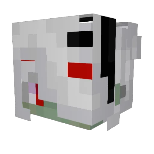 Minecraft-Avatar von AX0RYY: Kopf als 3D-Render