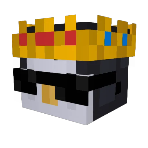 AXC_ZY Minecraft avatar head, 3D render