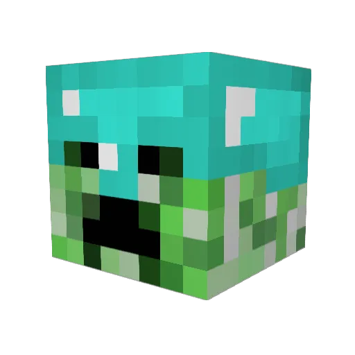 AXEL9813 Minecraft avatar head, 3D render