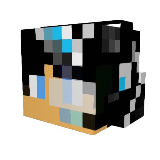 AXELD912 Minecraft avatar head, 3D render
