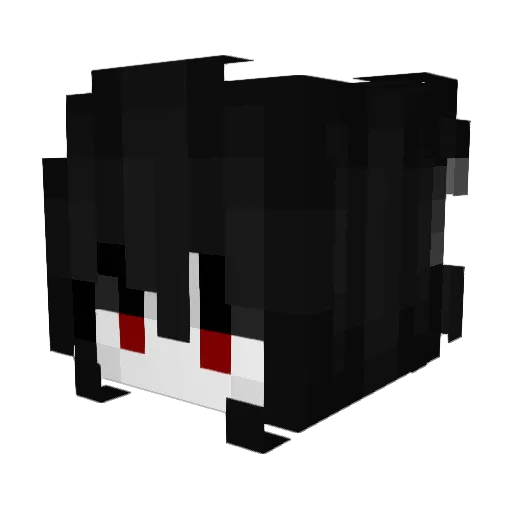 AXERAY600 Minecraft avatar head, 3D render
