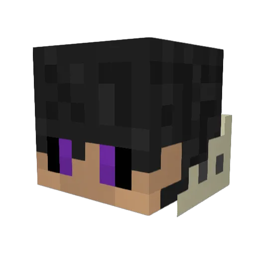AXONI7038 Minecraft avatar head, 3D render