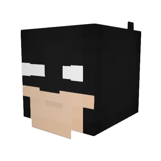 AXSTRO9715 Minecraft avatar head, 3D render