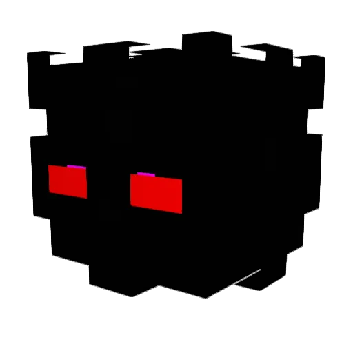 AXUIM2240 Minecraft avatar head, 3D render