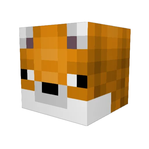 AX_Z3R0 Minecraft avatar head, 3D render
