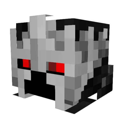 AY0W Minecraft avatar head, 3D render