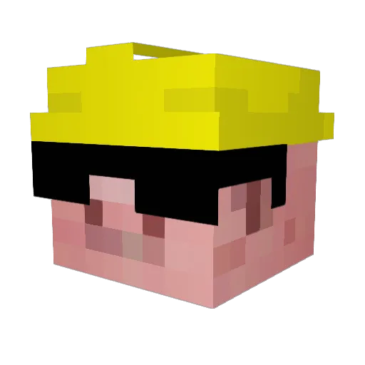 AYATAKAteaa Minecraft avatar head, 3D render