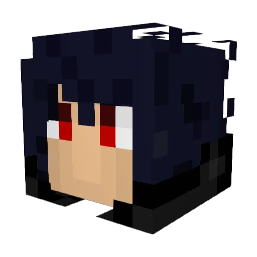 AYAtoooo Minecraft avatar head, 3D render