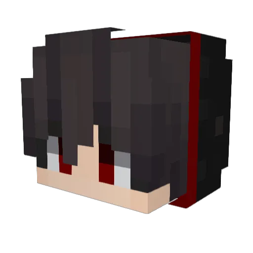 AYEE_qy Minecraft avatar head, 3D render