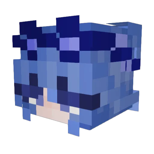 AYO_THERE_BE_MEE Minecraft avatar head, 3D render