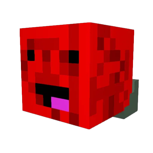 AZARF Minecraft avatar head, 3D render