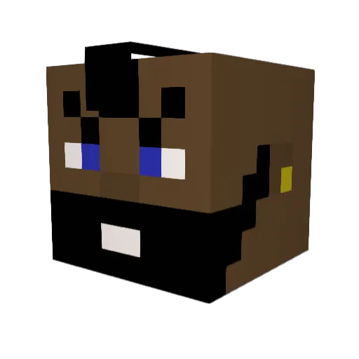 AZARK80 Minecraft avatar head, 3D render