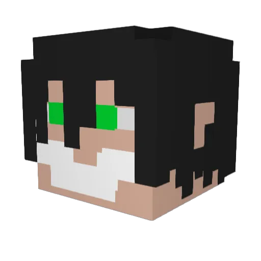 AZIZ321 Minecraft avatar head, 3D render