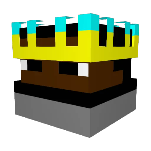 AZOZ3321 Minecraft avatar head, 3D render