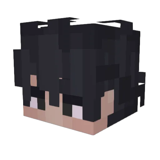 AZRAEL_ZARIEL Minecraft avatar head, 3D render