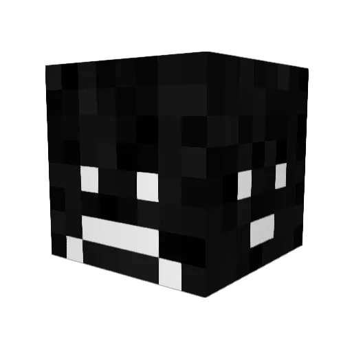AZU_MOG Minecraft avatar head, 3D render