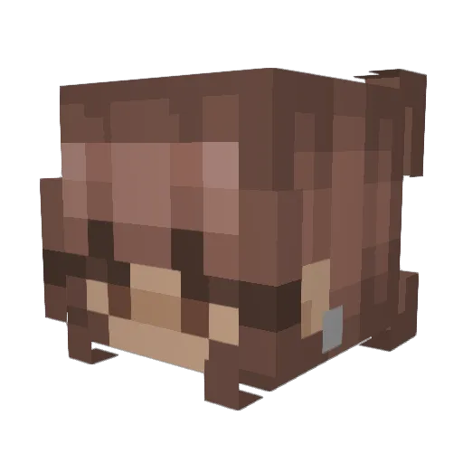 AZara26 Minecraft avatar head, 3D render