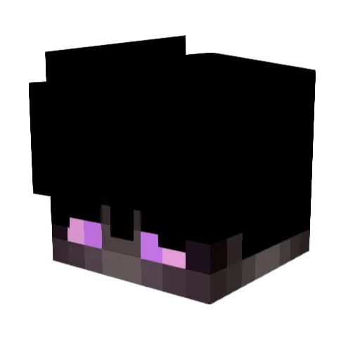 A_0sH Minecraft avatar head, 3D render