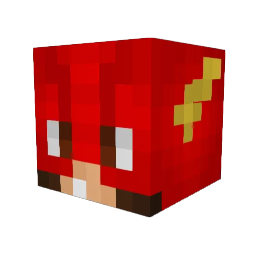 A_3yr_old3 Minecraft avatar head, 3D render