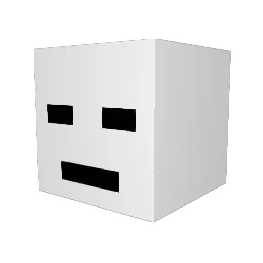 A_AngryBacon Minecraft avatar head, 3D render