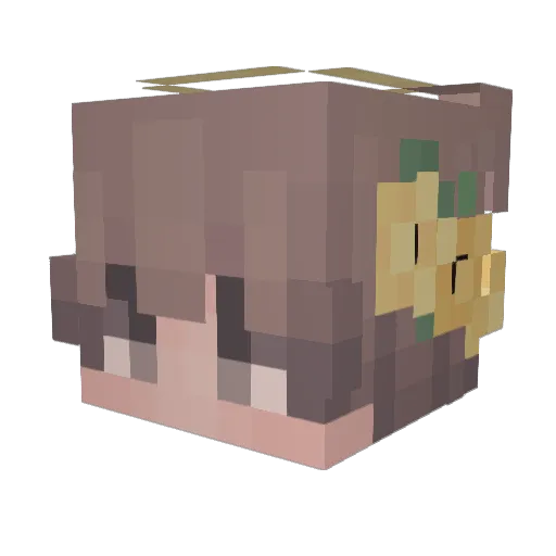 A_British_Prince Minecraft avatar head, 3D render