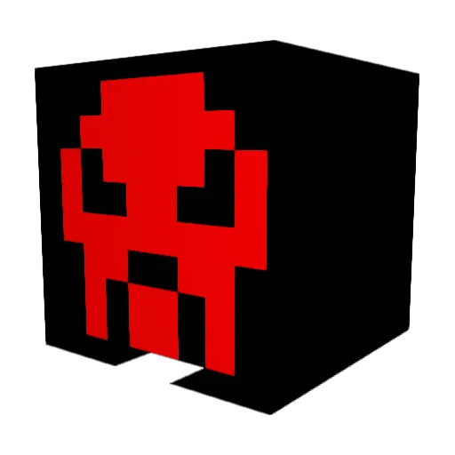 A_C_C Minecraft avatar head, 3D render