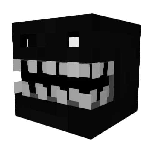 A_Cthulhu Minecraft avatar head, 3D render