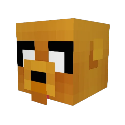 A_Dez Minecraft avatar head, 3D render