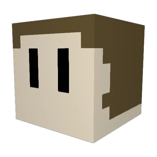 A_Elbereth Minecraft avatar head, 3D render