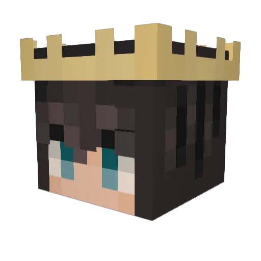 A_Fie2206 Minecraft avatar head, 3D render