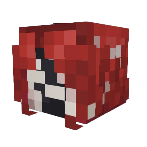 A_Friend Minecraft avatar head, 3D render