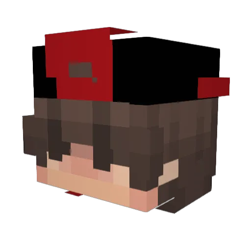 A_Game15 Minecraft avatar head, 3D render