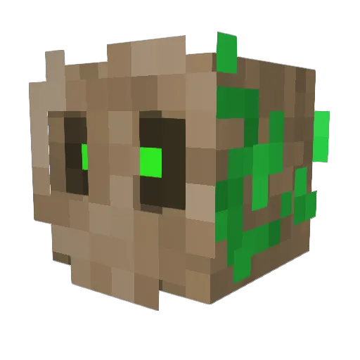 A_Garbanzo_Bean Minecraft avatar head, 3D render