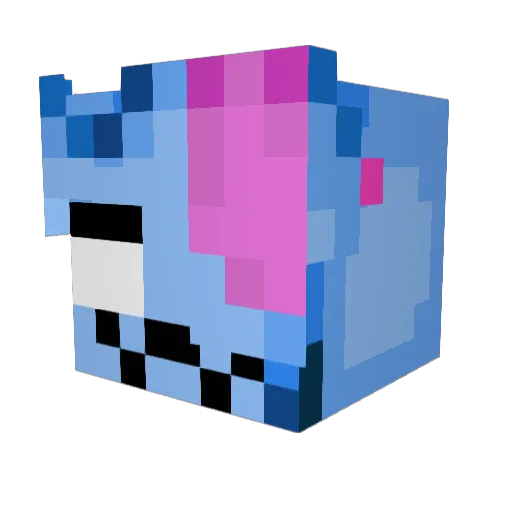 A_Good_Bard Minecraft avatar head, 3D render
