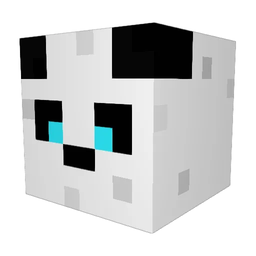 A_Hallin Minecraft avatar head, 3D render