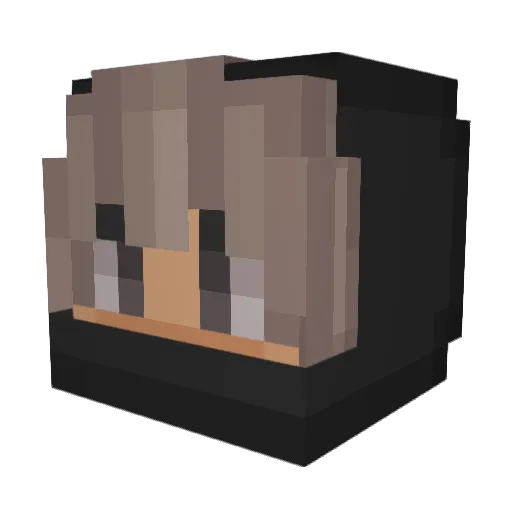 A_Helikopter Minecraft avatar head, 3D render