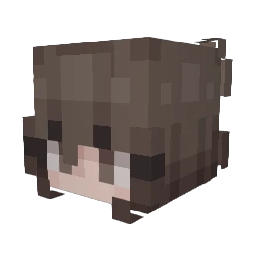 A_JOJO_REF Minecraft avatar head, 3D render