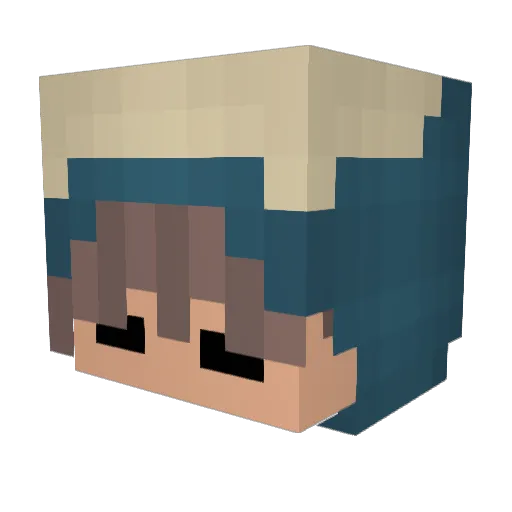 A_J_Befumo Minecraft avatar head, 3D render