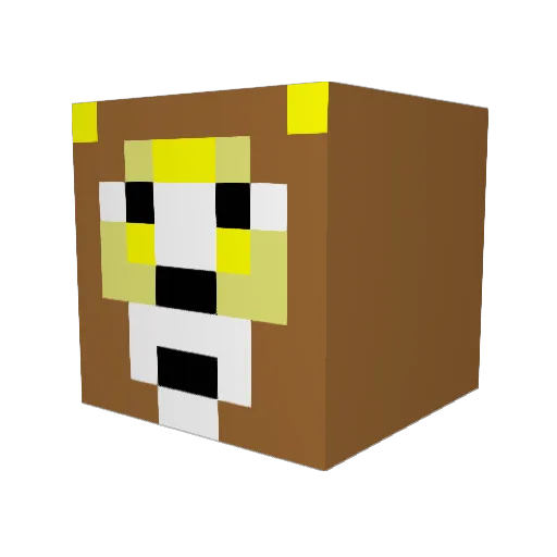 A_Killy4 Minecraft avatar head, 3D render