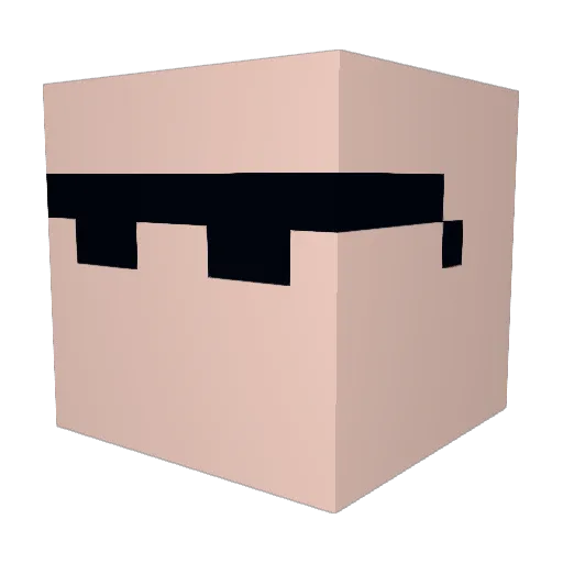 A_Kolikowski Minecraft avatar head, 3D render
