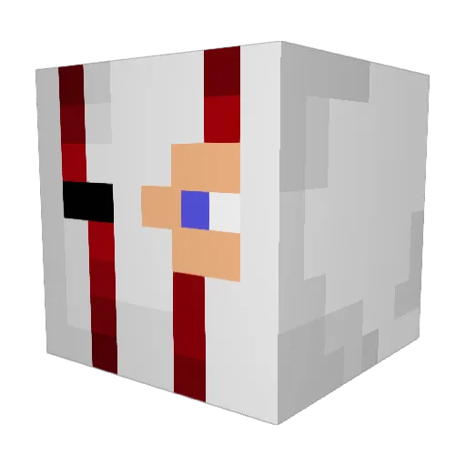A_Leaning_Tower Minecraft avatar head, 3D render
