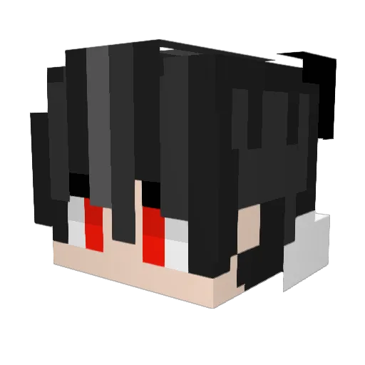 A_MINYUN Minecraft avatar head, 3D render