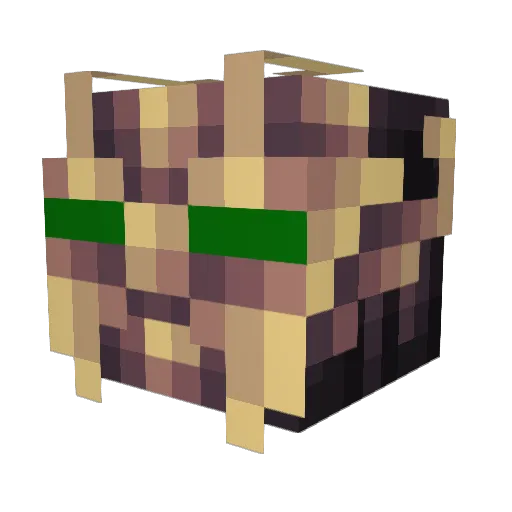 A_Mello_Fellow Minecraft avatar head, 3D render