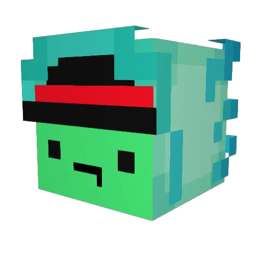 A_Minecraft_Name Minecraft avatar head, 3D render