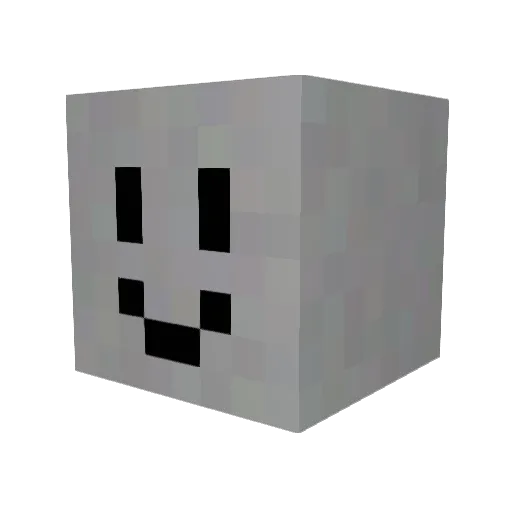 A_Mp5 Minecraft avatar head, 3D render